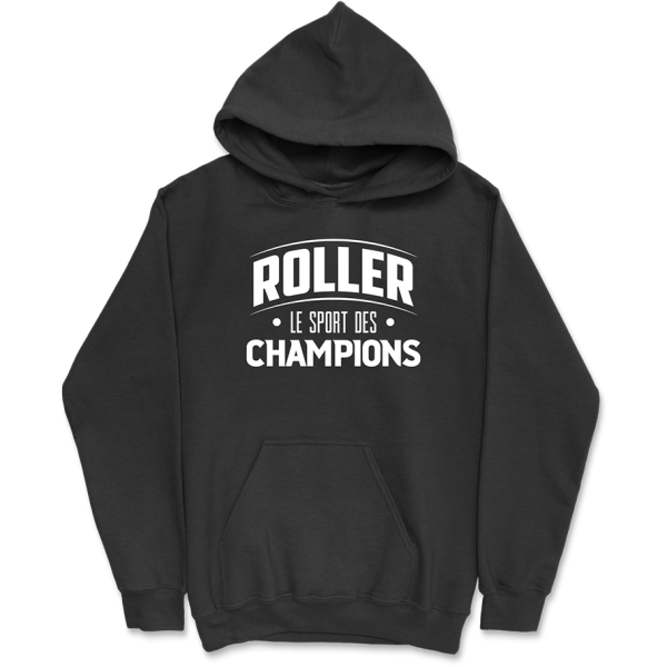 Sweat a capuche homme roller le sport des champions