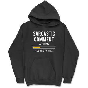 Sweat a capuche homme sarcastic comment