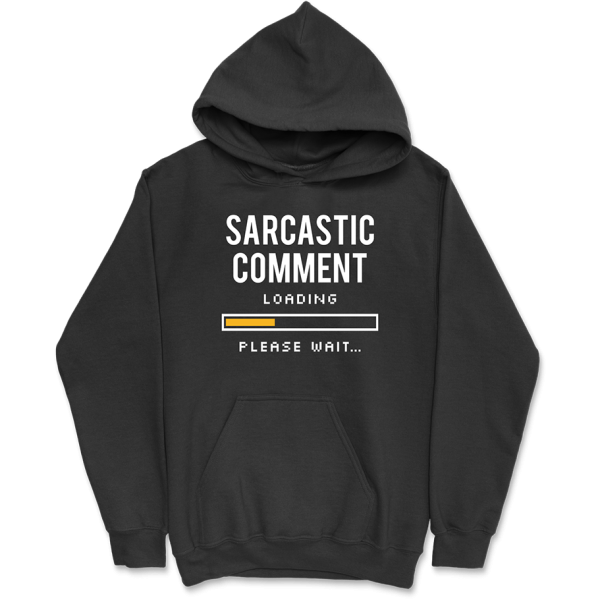 Sweat a capuche homme sarcastic comment