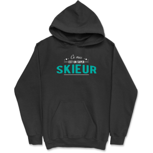 Sweat a capuche homme super skieur