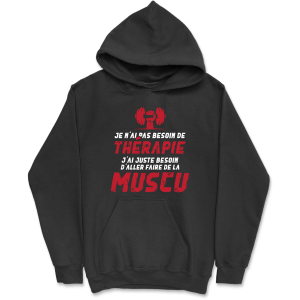 Sweat a capuche homme therapie muscu