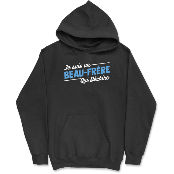 Sweat a capuche homme un beau-frere qui dechire