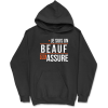 Sweat a capuche homme un beauf qui assure