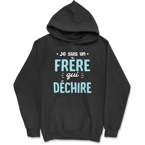 Sweat a capuche homme un frere qui dechire