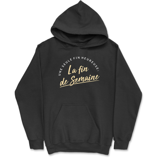 Sweat a capuche homme une seule fin heureuse