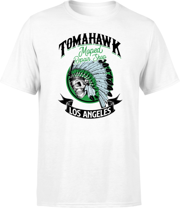 T-shirt & Hoodie Tomahawk moped repair shop