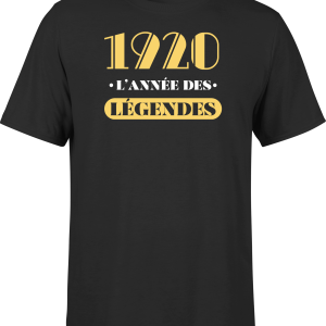 T shirt homme 1920 l’annee des legendes