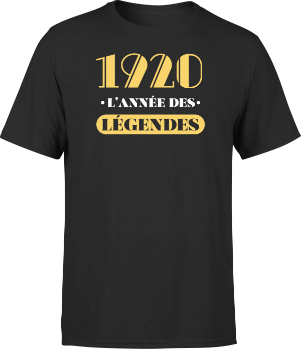 T shirt homme 1920 l’annee des legendes