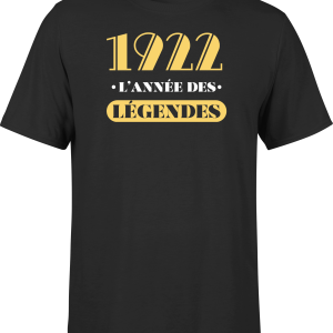 T shirt homme 1922 l’annee des legendes