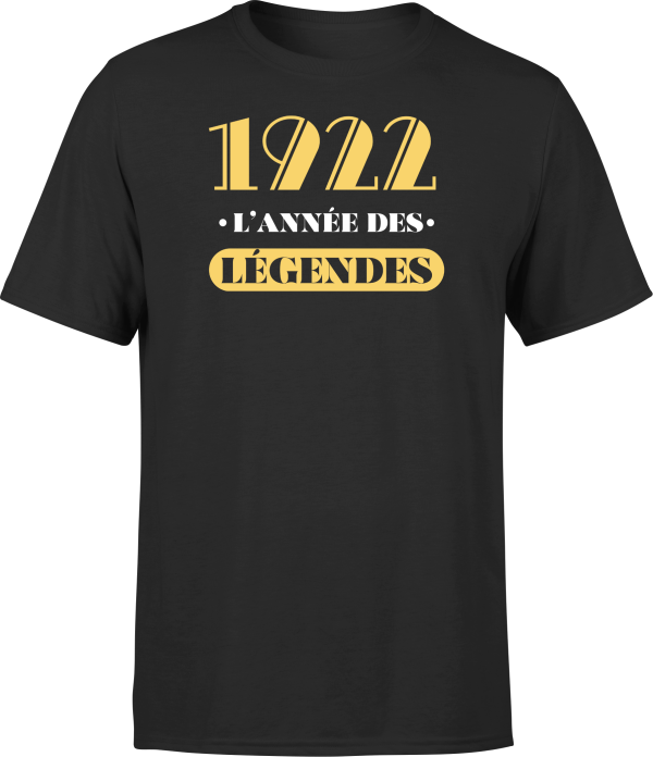 T shirt homme 1922 l’annee des legendes