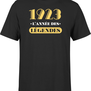 T shirt homme 1923 l’annee des legendes