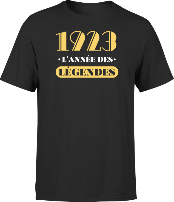 T shirt homme 1923 l’annee des legendes