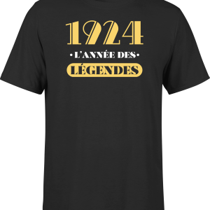 T shirt homme 1924 l’annee des legendes