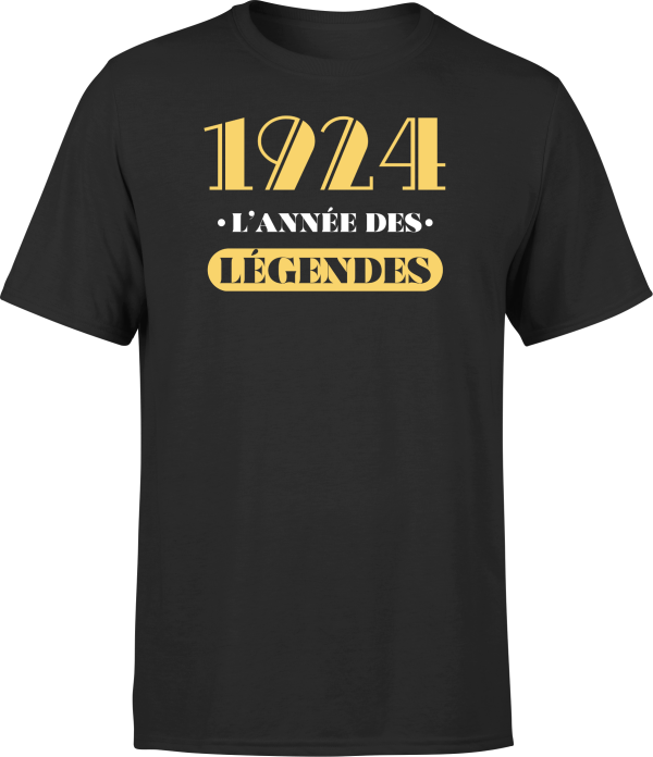 T shirt homme 1924 l’annee des legendes