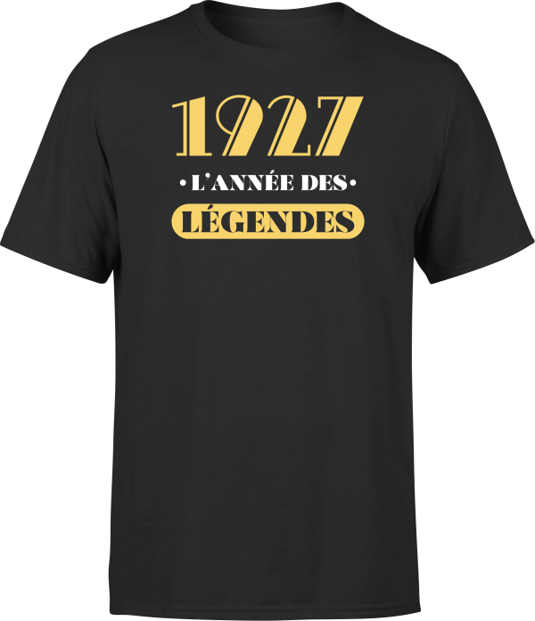 T shirt homme 1927 l’annee des legendes