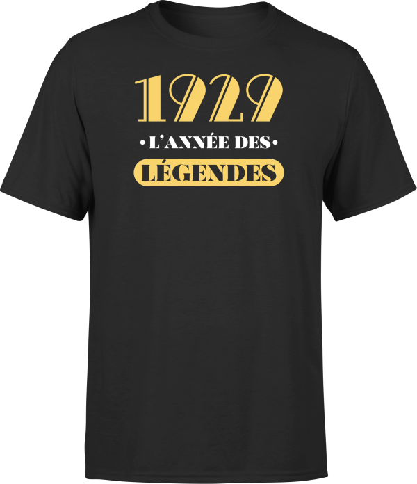 T shirt homme 1929 l’annee des legendes