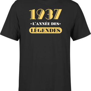 T shirt homme 1937 l’annee des legendes