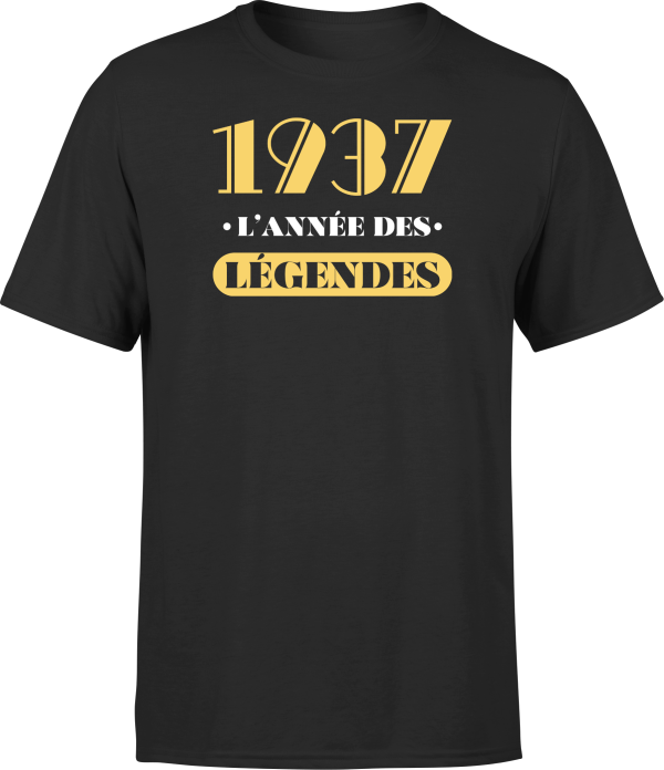 T shirt homme 1937 l’annee des legendes