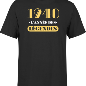T shirt homme 1940 l’annee des legendes