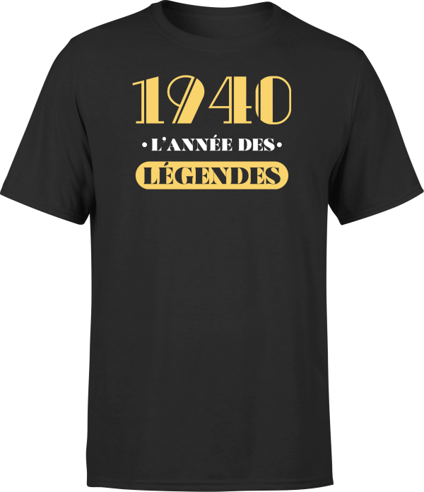 T shirt homme 1940 l’annee des legendes