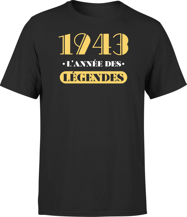 T shirt homme 1943 l’annee des legendes