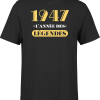 T shirt homme 1947 l&rsquo;annee des legendes