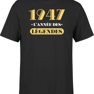 T shirt homme 1947 l’annee des legendes