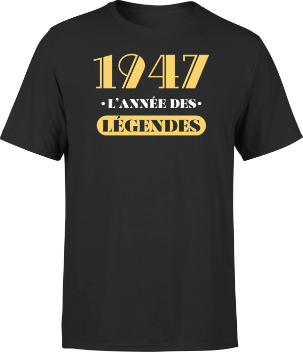 T shirt homme 1947 l’annee des legendes