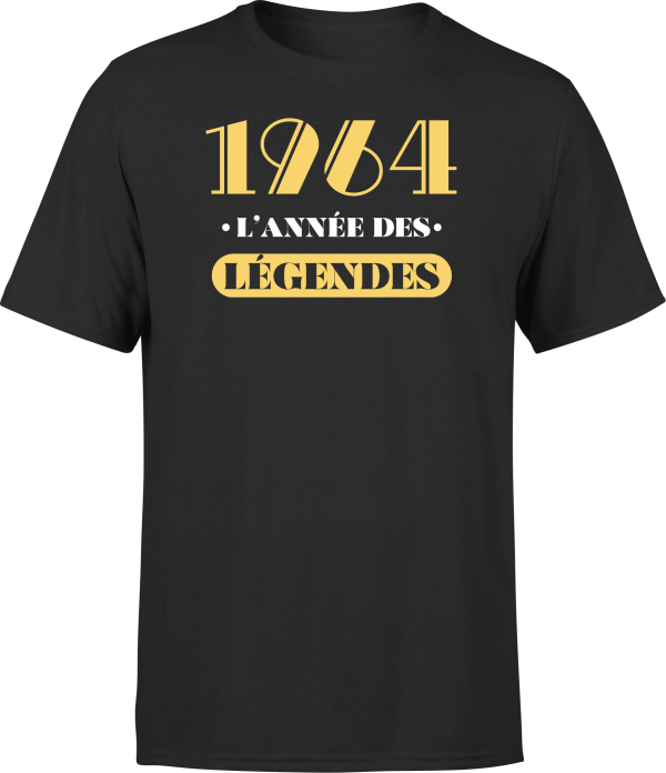 T shirt homme 1964 l’annee des legendes