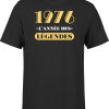 T shirt homme 1976 l&rsquo;annee des legendes