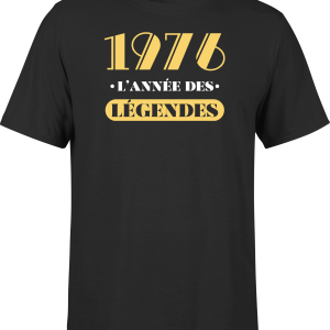 T shirt homme 1976 l’annee des legendes