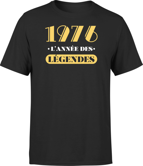 T shirt homme 1976 l’annee des legendes