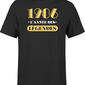 T shirt homme 1986 l’annee des legendes