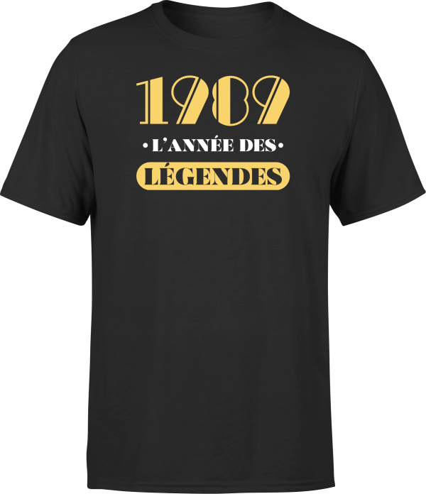 T shirt homme 1989 l’annee des legendes