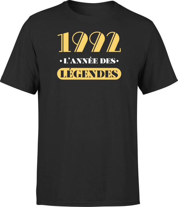 T shirt homme 1992 l’annee des legendes