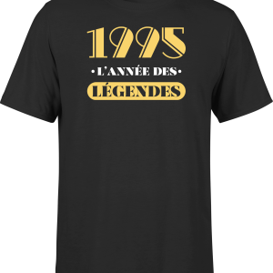 T shirt homme 1995 l’annee des legendes