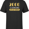 T shirt homme 2000 l&rsquo;annee des legendes