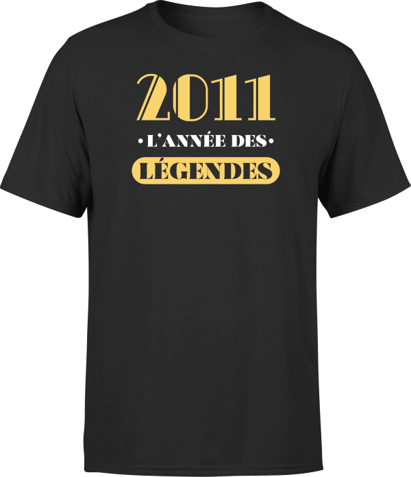 T shirt homme 2011 l’annee des legendes