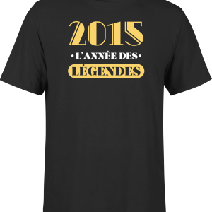 T shirt homme 2015 l’annee des legendes