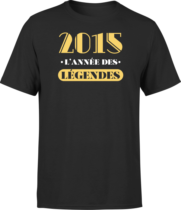 T shirt homme 2015 l’annee des legendes