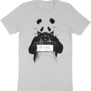 T shirt homme BIO Balazs Solti bad panda