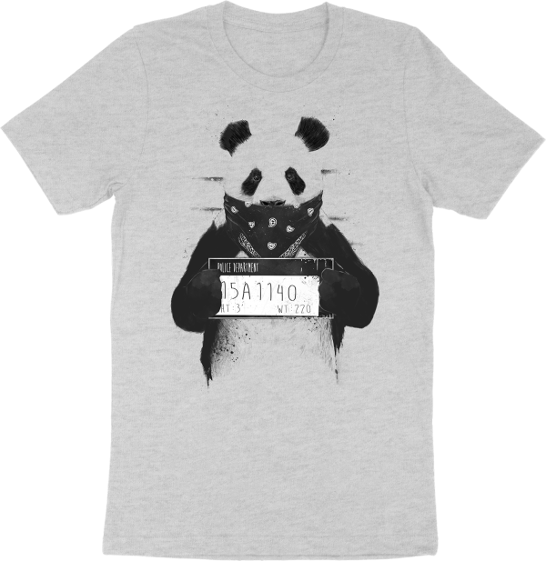 T shirt homme BIO Balazs Solti bad panda