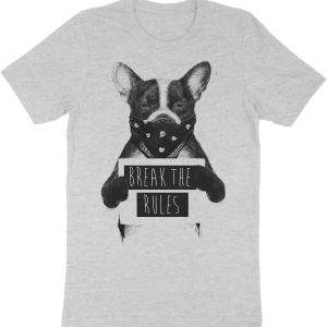 T shirt homme BIO Balazs Solti rebel dog
