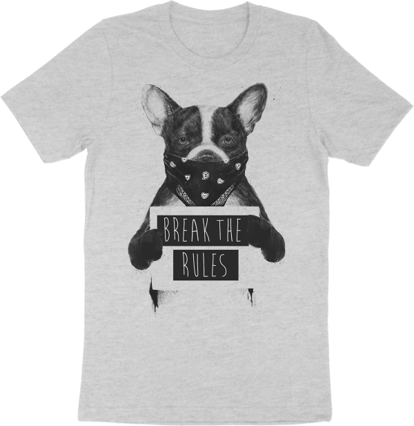 T shirt homme BIO Balazs Solti rebel dog