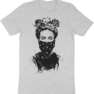 T shirt homme BIO Balazs Solti rebel girl