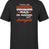 T shirt homme Les meilleurs sont auvergnats