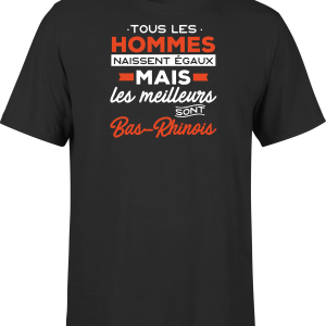 T shirt homme Les meilleurs sont bas rhinois