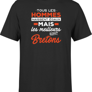 T shirt homme Les meilleurs sont bretons