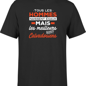 T shirt homme Les meilleurs sont calvadosiens
