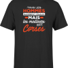 T shirt homme Les meilleurs sont corses